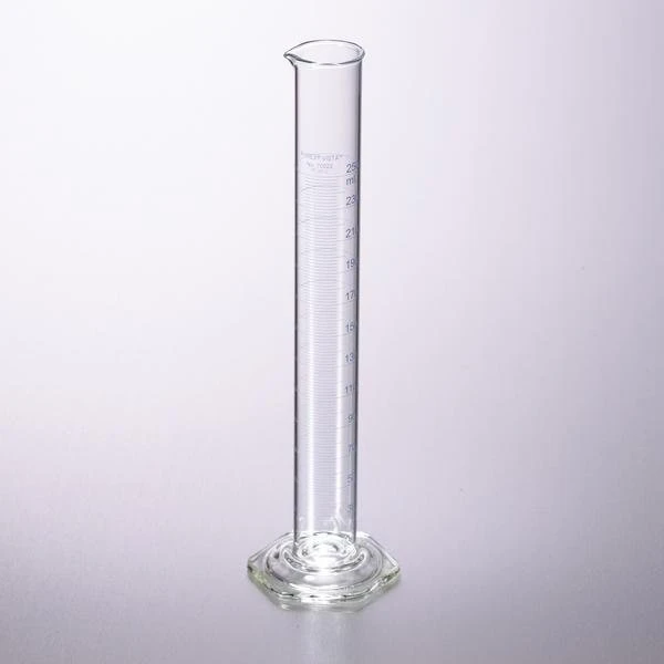 PYREX® 10mL Single Metric Scale Serialized-Certified Class A Graduated Cylinder – White Graduations To Deliver - View 1