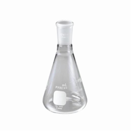 PYREX 125mL Narrow Mouth Erlenmeyer Flask with 24-40 Standard Taper Joint - View 1