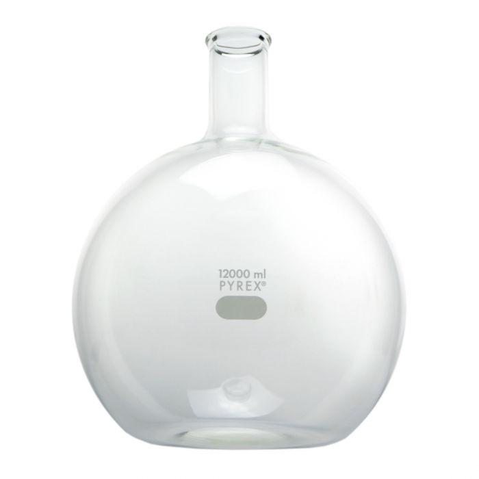PYREX 12L Round Bottom Boiling Flask with Short Ring Neck – 4260-12L - View 1