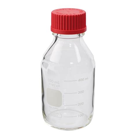 PYREX 500mL Media Storage Bottle with GL45 PBT High Temperature Cap - View 1