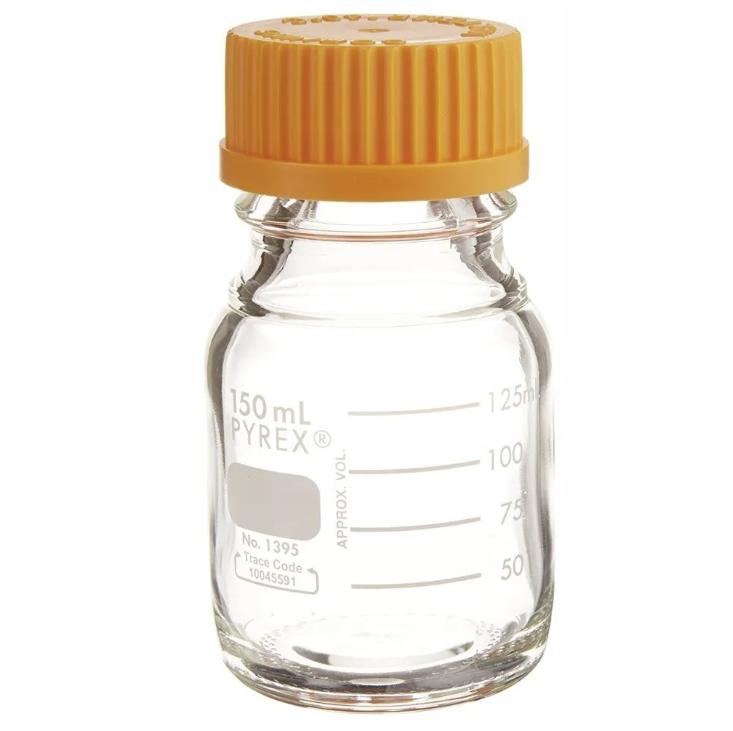 PYREX 150mL Media Storage Bottle with Screw Cap - View 1