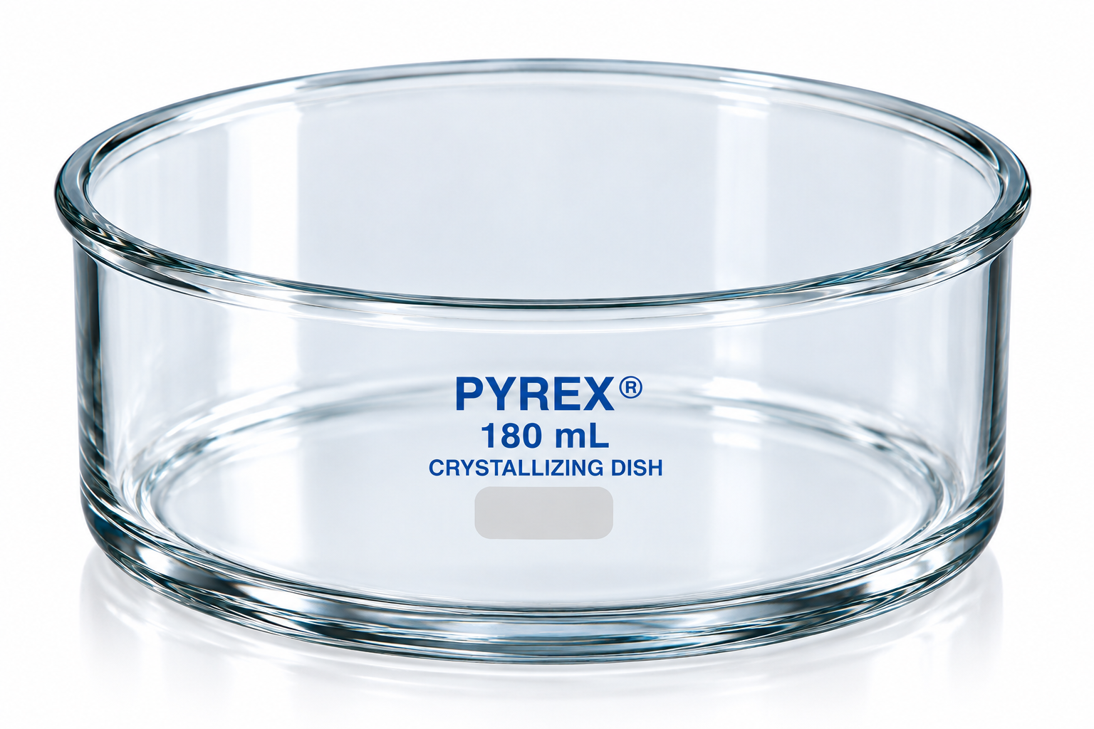 PYREX® 180mL Crystallizing Dish with Heavy-Duty Rim - View 1