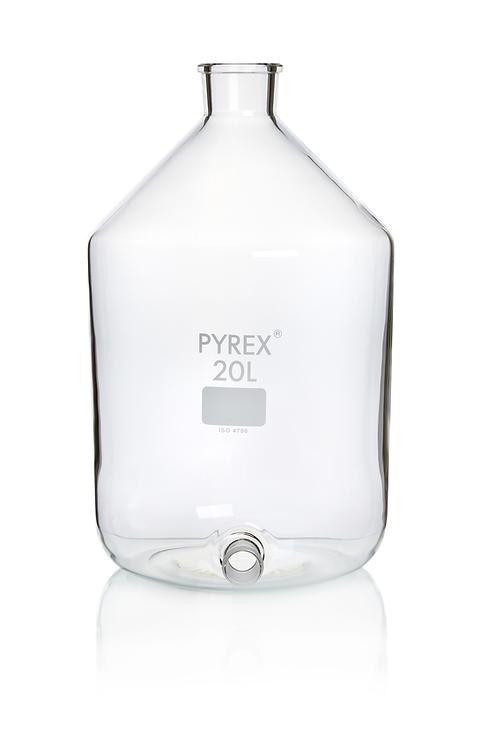 PYREX 19L Aspirator Bottle with Outlet for Tubing - View 1