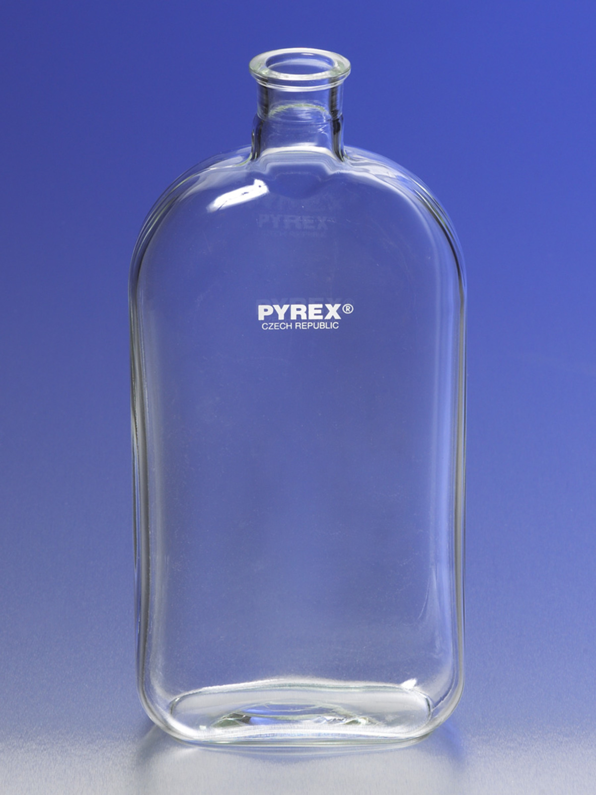 PYREX 1L Roux Culture Bottle with Offset Neck - View 1