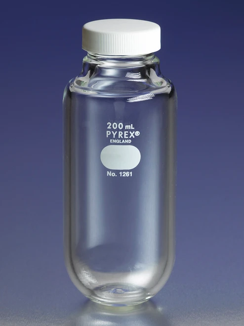 PYREX 200mL Heavy Wall Centrifuge Bottle with Screw Cap - View 1