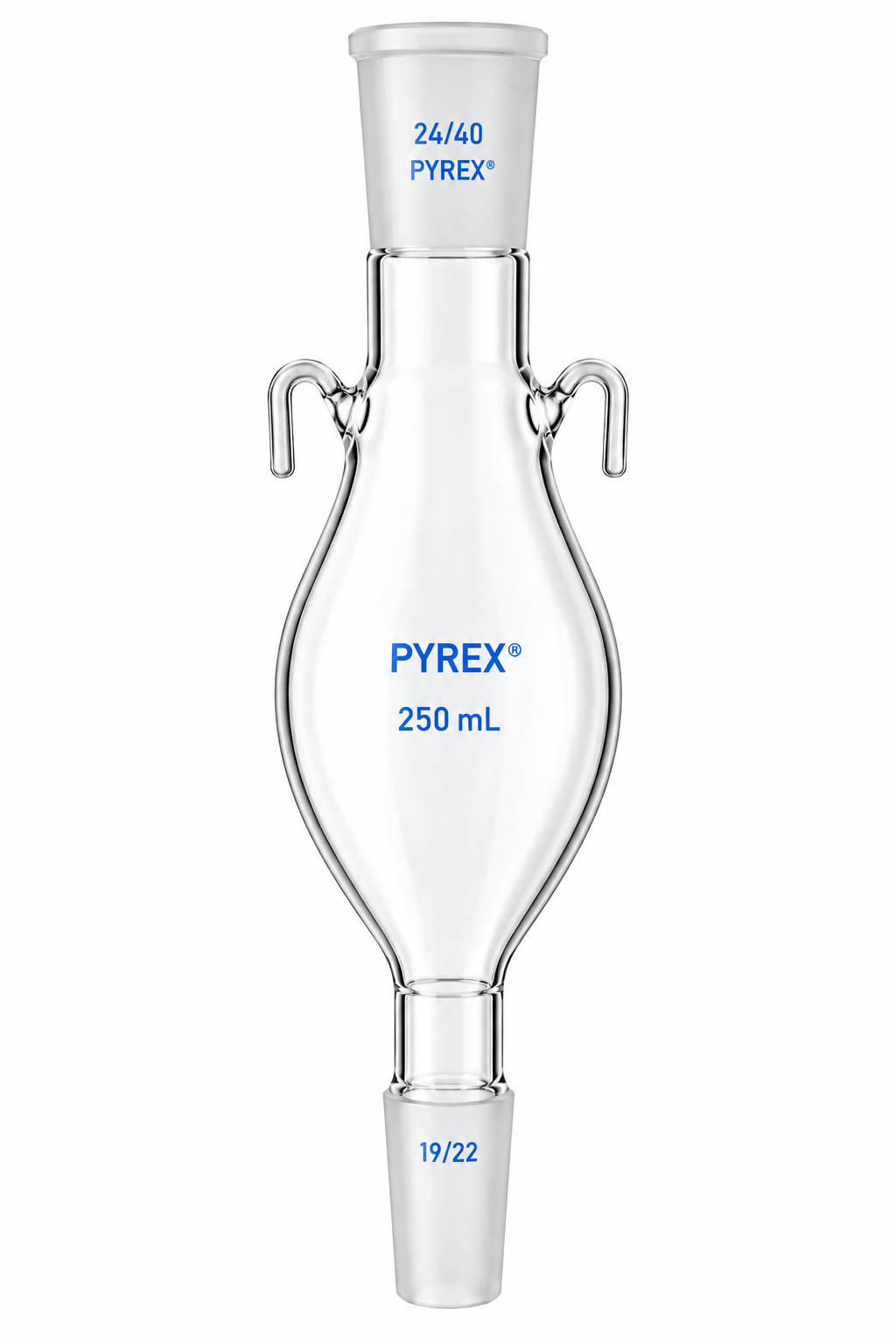 PYREX 250mL Kuderna-Danish Replacement Flask with Hooks - View 1
