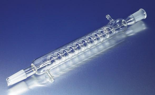 PYREX 300mm Graham Condenser with Drip Tip Inner and Outer Joints - View 1