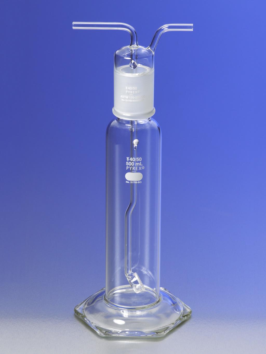 PYREX 31760-500BO Gas Washing Bottle Only 500 mL - View 1