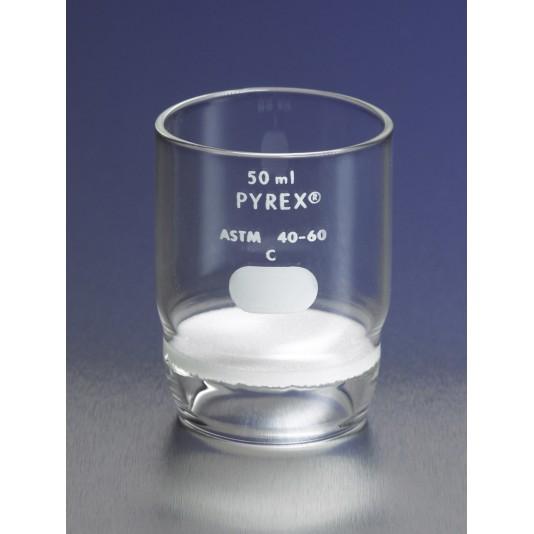 PYREX 32940-50C High Form Gooch Crucible with Coarse Fritted Disc – 50 mL - View 1