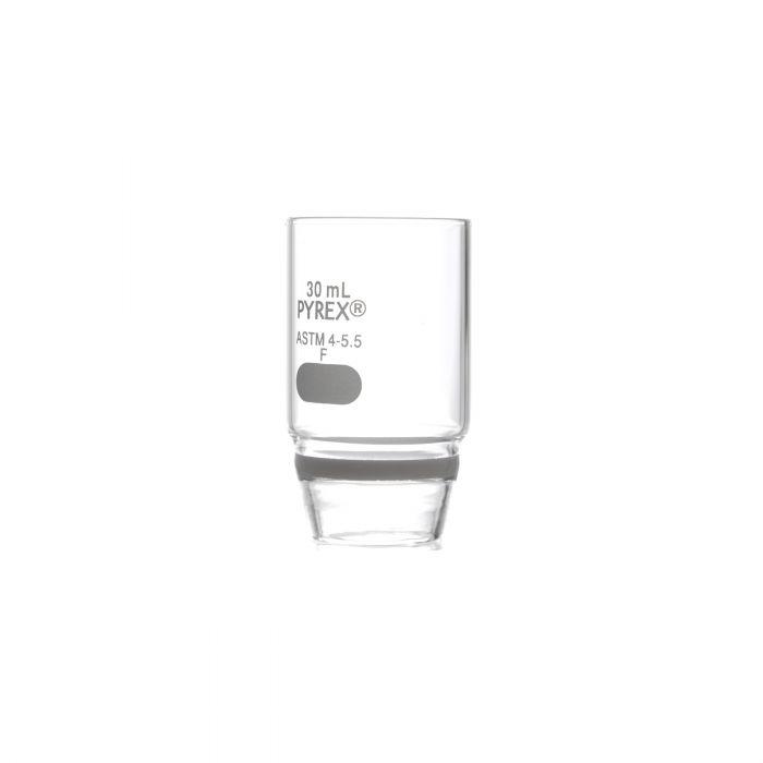 PYREX 32960-30F Low Form Gooch Crucible with Fine Fritted Disc – 30 mL - View 1