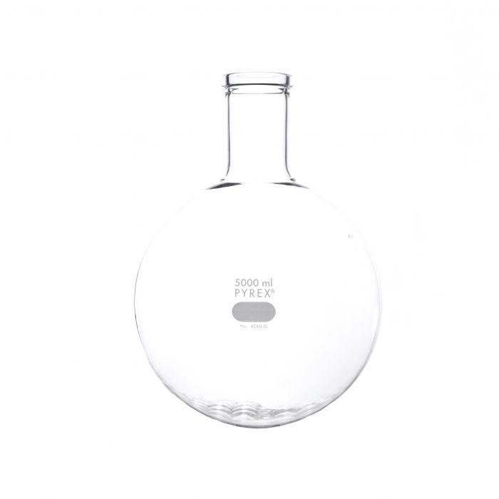 PYREX 5L Round Bottom Boiling Flask with Short Ring Neck – 4260-5L - View 1