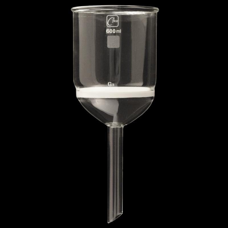 PYREX 600mL Buchner Funnel with Medium Porosity Fritted Disc – 36060-600M - View 1