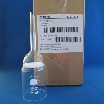PYREX 60mL Buchner Funnel with Coarse Porosity Fritted Disc – 36060-60C - View 1