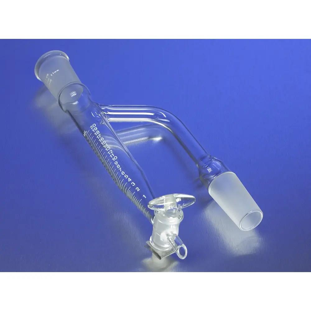 PYREX® Barrett Distilling Receiver 20mL with Stopcock and 24-40 Joints – 3622-20 - View 1