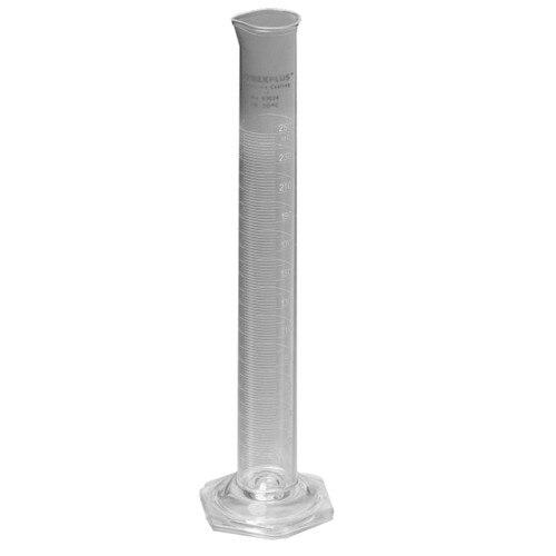 PYREXPLUS 100mL PVC Coated Graduated Glass Measuring Cylinder with Pouring Spout 63024-100