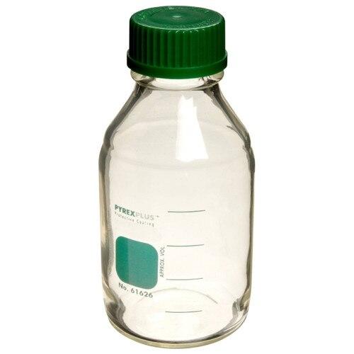 PYREXPLUS 2000mL PVC Coated Round Media Storage Bottle with GL45 Screw Cap 61626-2L - View 1