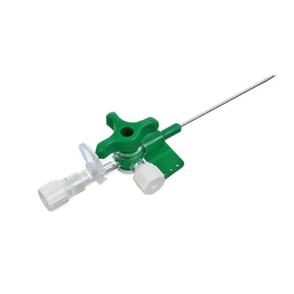 Polymed Polyflon Green IV Cannula 18G with Injection Port & Wings - View 1