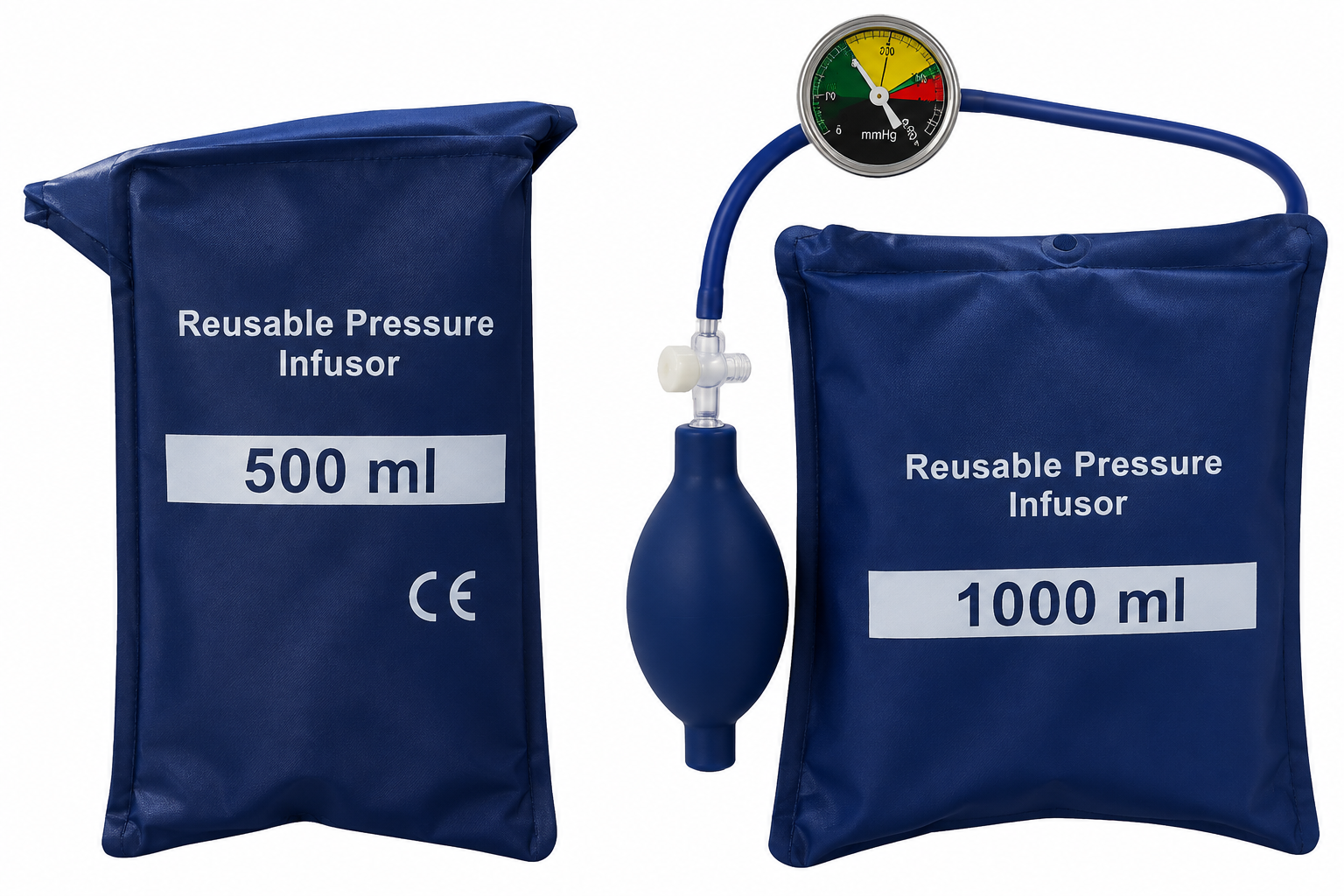 500 mL Reusable Pressure Bag for Rapid Infusion - View 1