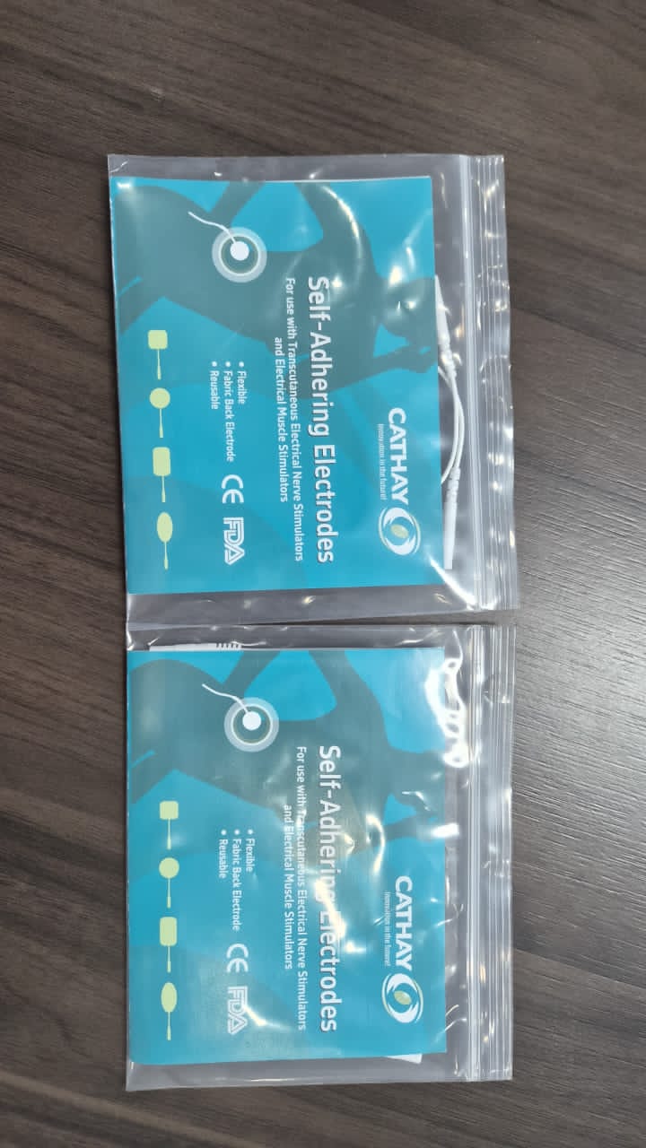 Reusable Self-Adhering Electrodes for TENS and EMS Therapy - View 1