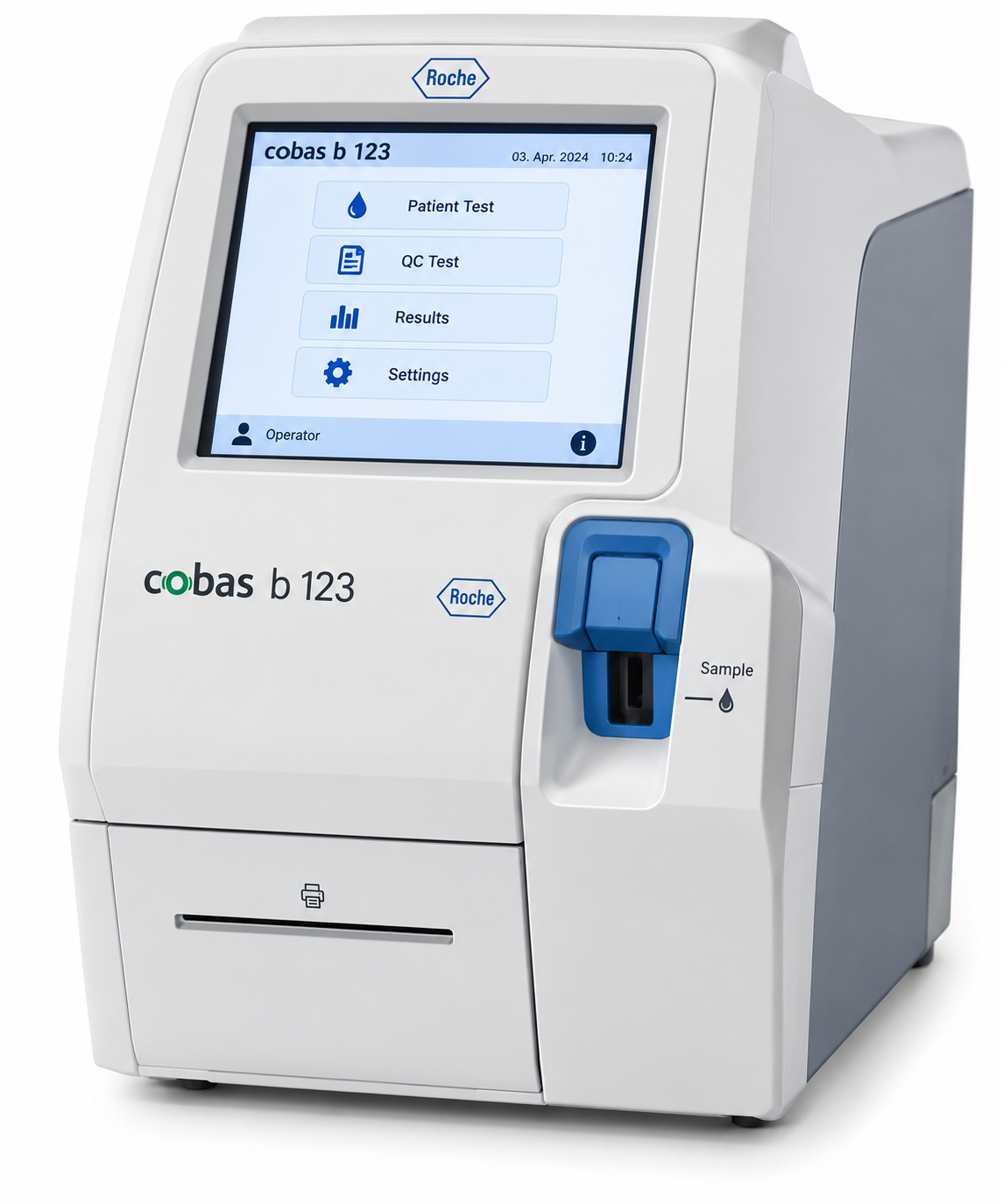 Roche cobas b 123 POC Blood Gas Analyzer - View 1