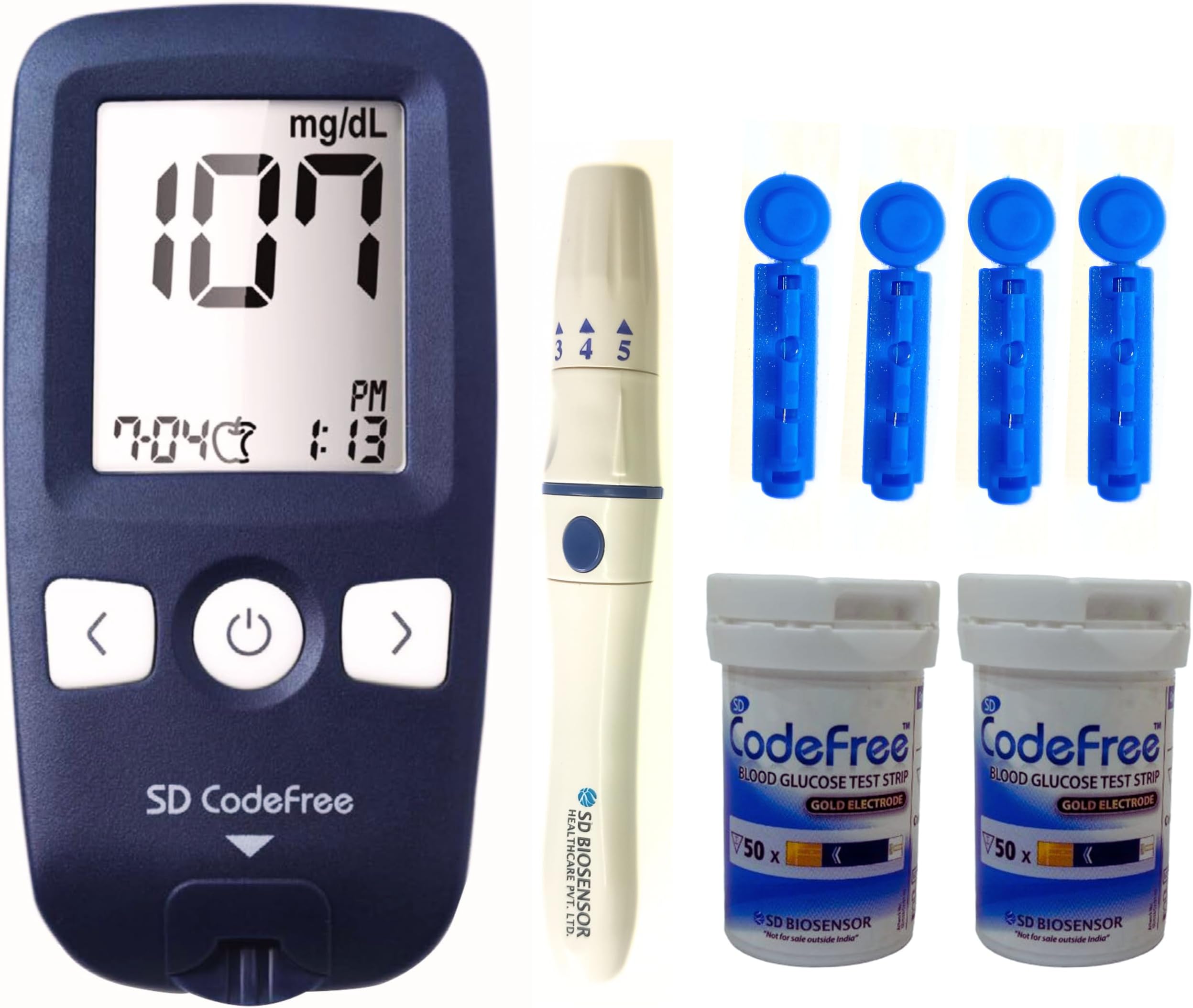CodeFree Glucometer – Blood Glucose Monitoring System