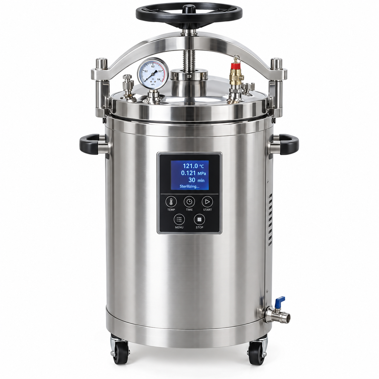 35L Digital Vertical Pressure Steam Sterilizer - View 1