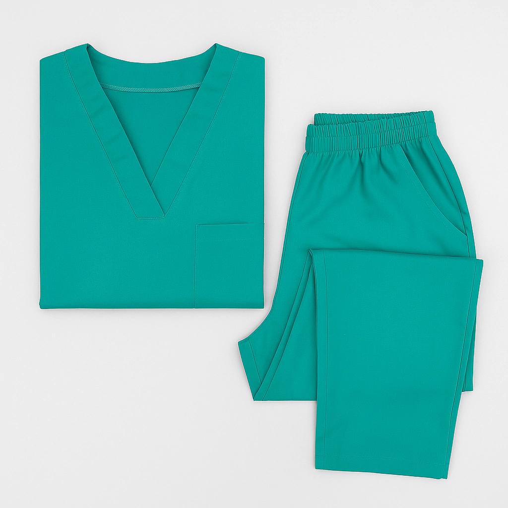 Theatre Teal-Green Scrubs for Visiting Surgeons