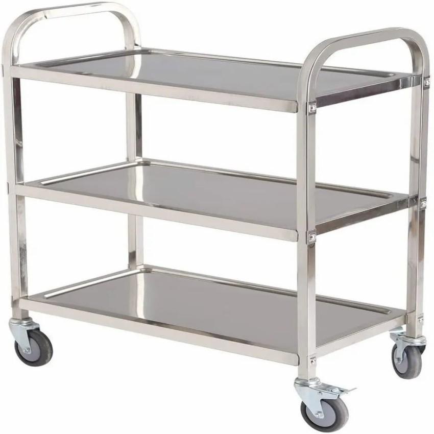 Shelving Trolley 3950-2 CR – Mobile Hospital Storage Trolley - View 1