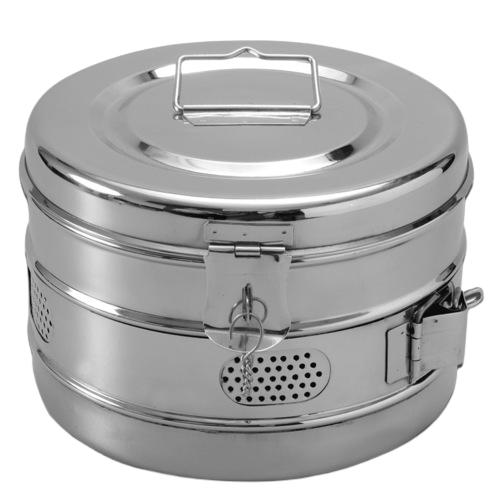 Stainless Steel Sterilising Drum – Autoclavable Medical Container - Healthhub