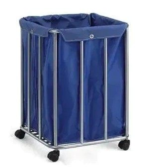 Stainless Steel Hospital Waste Cart – Medical Waste Collection Trolley - View 1