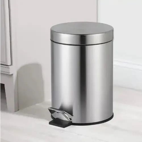 12L Stainless Steel Medical Waste Bin – Pedal Bin - View 1