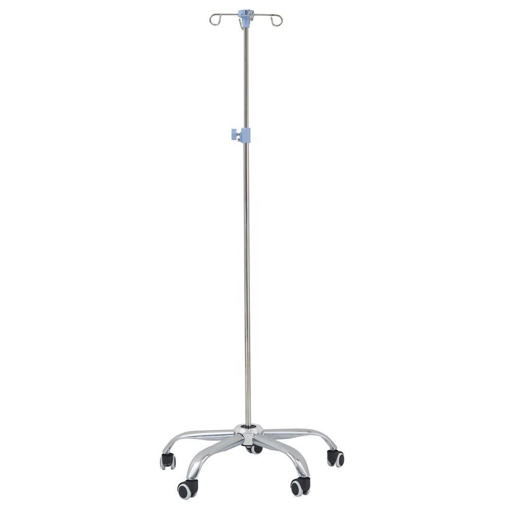 Biotech BT-C51C Stainless Steel Infusion Stand / Mobile IV Pole - View 1