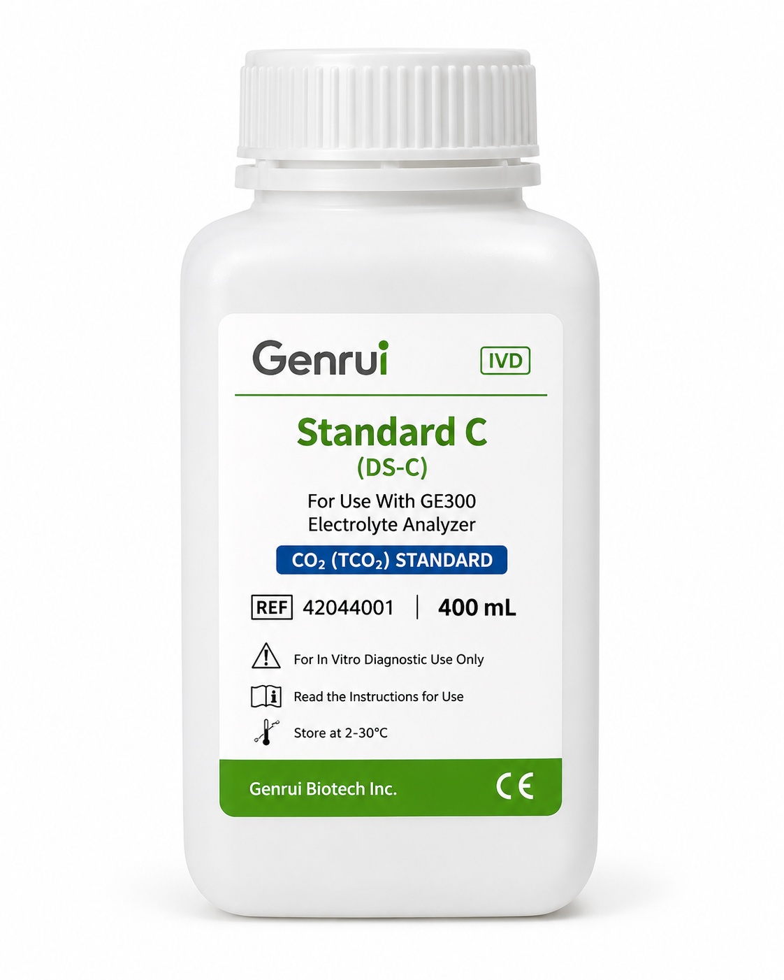 Genrui DS-C Standard C Solution for GE300 Electrolyte Analyzer - View 1