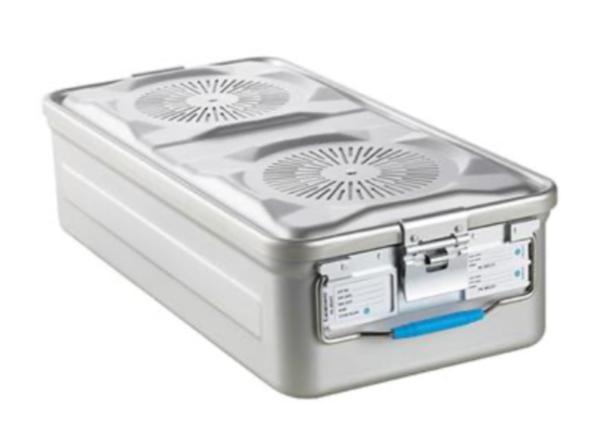Surgical Instrument Storage & Sterilization Basket with Perforated Filter Lid