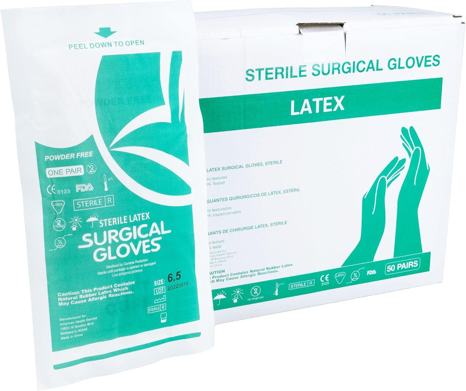 Epic Height® Sterile Latex Surgical Gloves – 50 Pairs - View 1