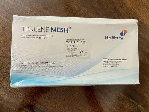 TRULENE Polypropylene Surgical Mesh – 15 × 15cm Non-Absorbable Hernia Mesh