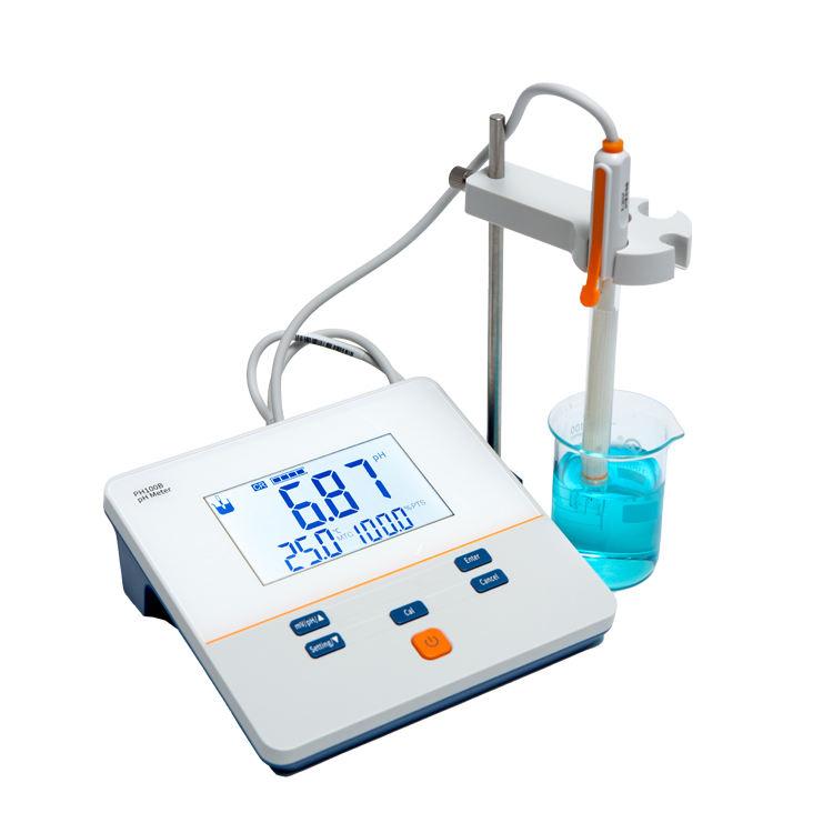 Tabletop pH Meter – Digital Laboratory pH & Temperature Meter - View 1
