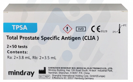 Mindray Total Prostate Specific Antigen (t-PSA) CLIA Reagent Kit - View 1