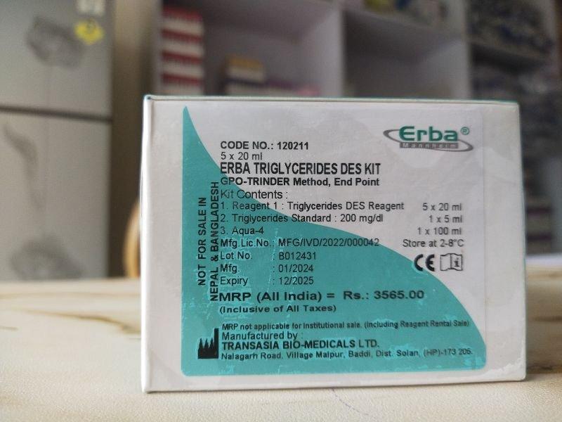 Triglycerides Liquid Reagent 440 mL – 2–8°C - View 1