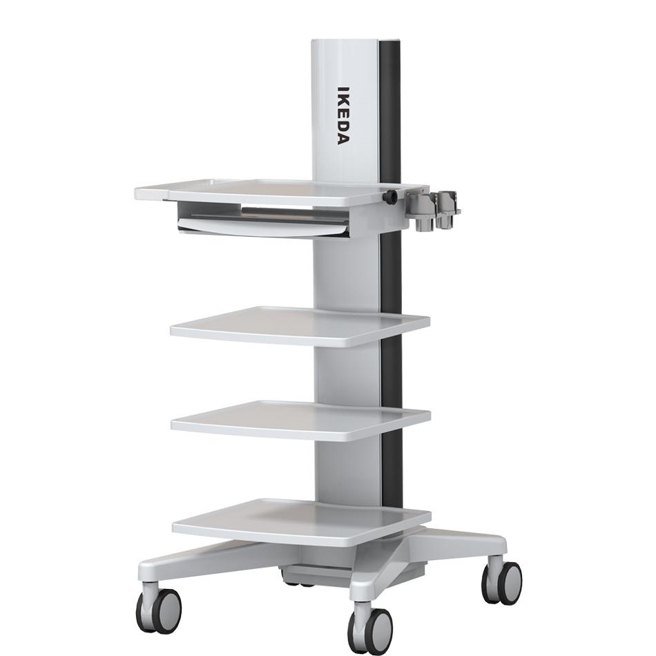 All in one portable Endoscopy system YKD-9122H + Trolley YKD-2100 angle 2