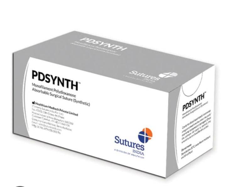 PDSYNTH Polydioxanone Absorbable Surgical Suture USP 2/0 PDS 2/0 - View 1