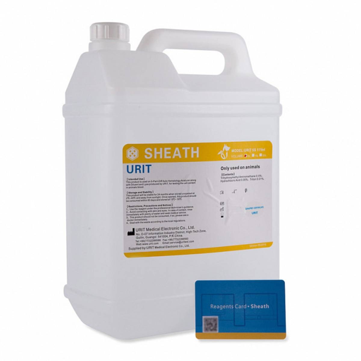 URIT 5S11 Sheath Reagent for 5-Part Hematology Analyzers – 10 L - View 1