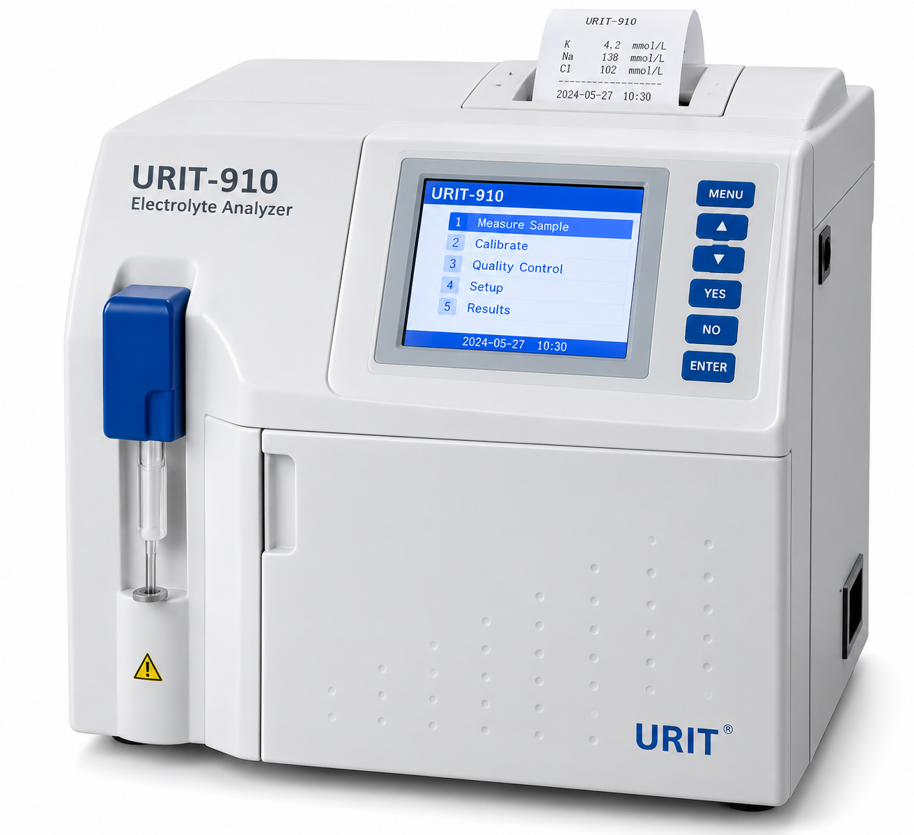 URIT-910 Electrolyte Analyzer with Ion Selective Electrode Technology - View 1