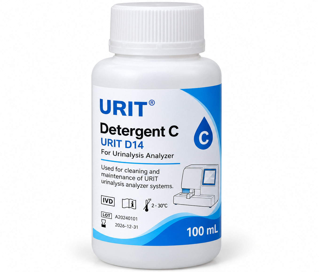 URIT Detergent C URIT D14 – 100 mL - View 1