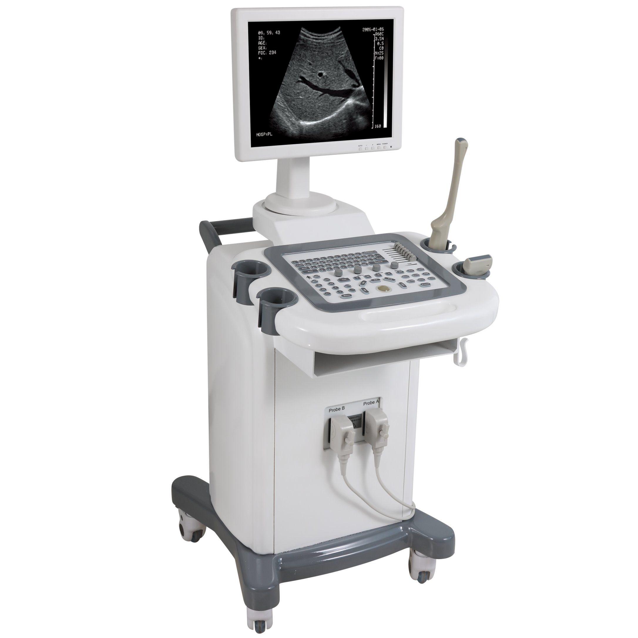 USS-353T Full Digital Ultrasound Scanner with Trolley - View 1