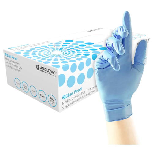 Unigloves Nitrile Gloves – Powder-Free Disposable Examination Gloves - View 1