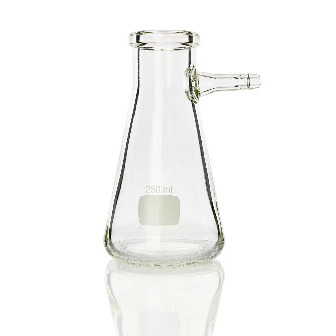Vacuum Filter Flask 250mL – Borosilicate Filtering Flask - View 1
