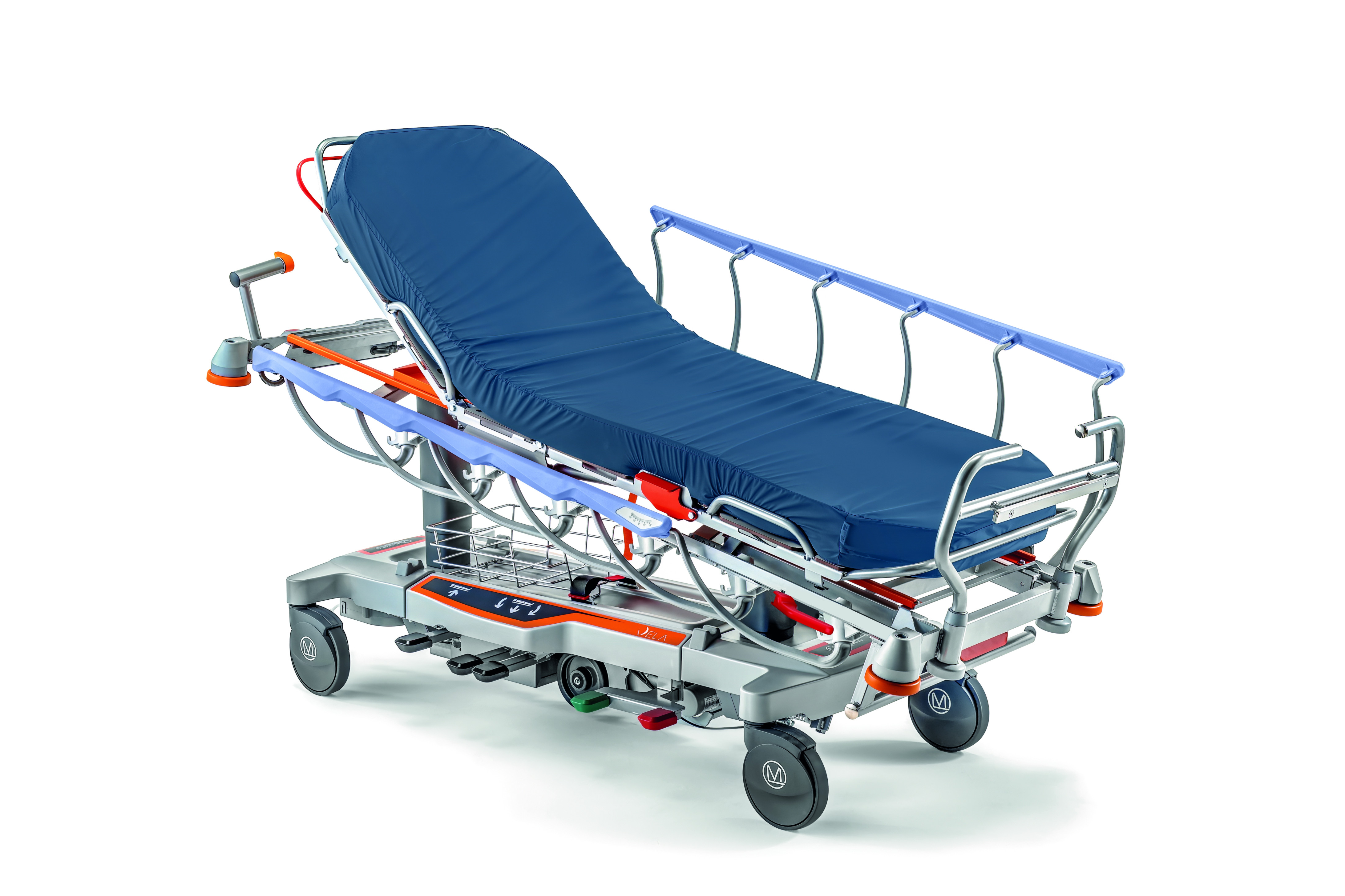 Malvestio VELA Hydraulic Patient Stretcher – Radiotransparent Hospital Stretcher - View 1