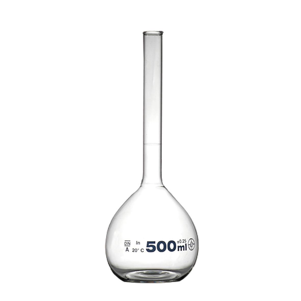 Volumetric Flask 500mL – Laboratory Measuring Flask with Stopper