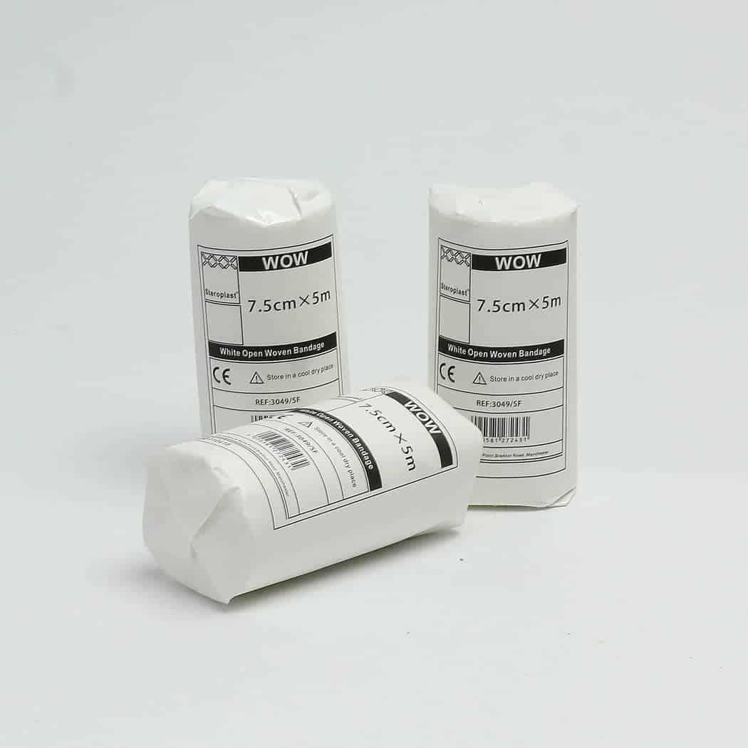 WOW Gauze Bandage 3 Inches (7.5cm) – 12 Rolls/Pack - View 1